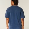 Boxy Heavyweight Washed Cotton Crew T-paita Boxy Heavyweight Washed Cotton Crew T-paita
