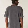 Boxy Heavyweight Washed Cotton Crew T-paita Boxy Heavyweight Washed Cotton Crew T-paita