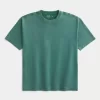 Boxy Heavyweight Washed Cotton Crew T-paita Boxy Heavyweight Washed Cotton Crew T-paita