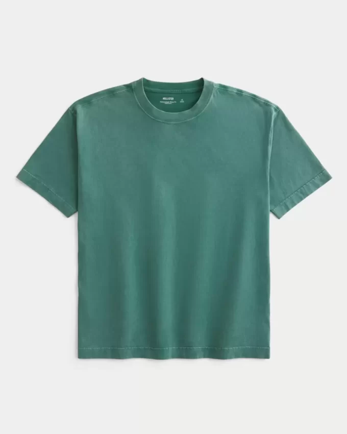 Boxy Heavyweight Washed Cotton Crew T-paita Boxy Heavyweight Washed Cotton Crew T-paita