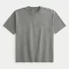 Boxy Heavyweight Washed Cotton Crew T-paita Boxy Heavyweight Washed Cotton Crew T-paita