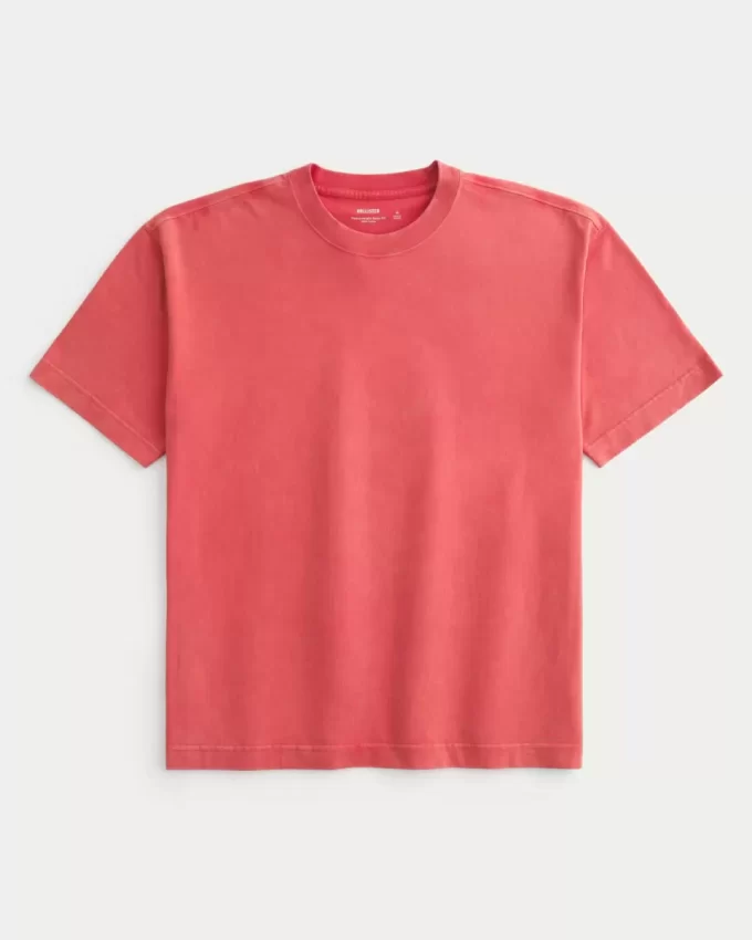 Boxy Heavyweight Washed Cotton Crew T-paita Boxy Heavyweight Washed Cotton Crew T-paita