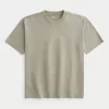 Boxy Heavyweight Washed Cotton Crew T-paita Boxy Heavyweight Washed Cotton Crew T-paita