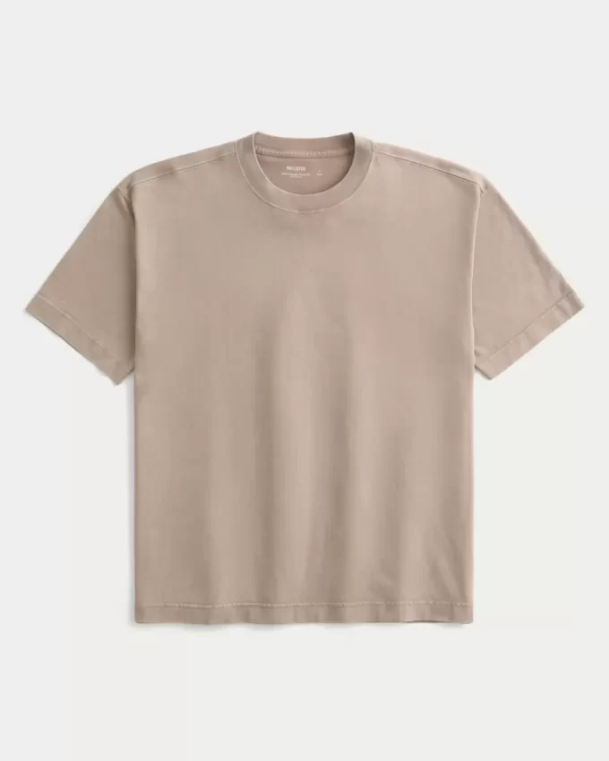 Boxy Heavyweight Washed Cotton Crew T-paita Boxy Heavyweight Washed Cotton Crew T-paita