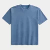 Boxy Heavyweight Washed Cotton Crew T-paita Boxy Heavyweight Washed Cotton Crew T-paita