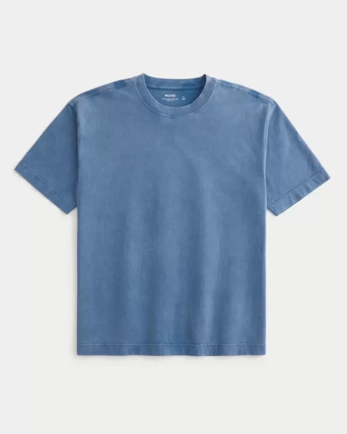 Boxy Heavyweight Washed Cotton Crew T-paita Boxy Heavyweight Washed Cotton Crew T-paita