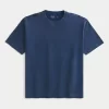 Boxy Heavyweight Washed Cotton Crew T-paita Boxy Heavyweight Washed Cotton Crew T-paita