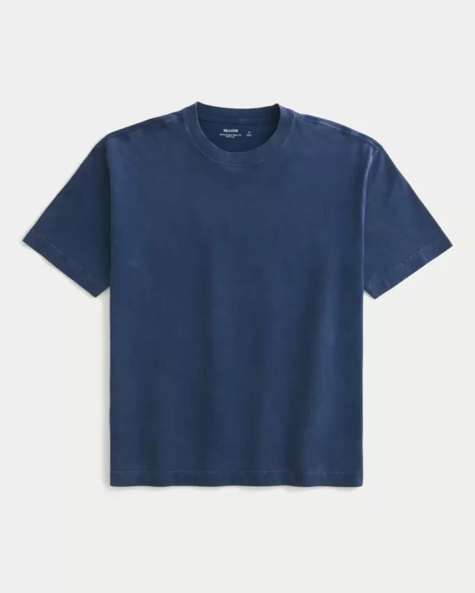 Boxy Heavyweight Washed Cotton Crew T-paita Boxy Heavyweight Washed Cotton Crew T-paita