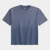 Boxy Heavyweight Washed Crew T-paita Boxy Heavyweight Washed Crew T-paita