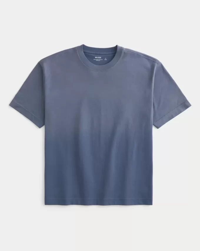 Boxy Heavyweight Washed Crew T-paita Boxy Heavyweight Washed Crew T-paita