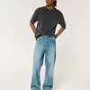 Boxy Heavyweight Washed Crew T-paita Boxy Heavyweight Washed Crew T-paita