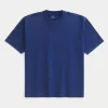 Boxy Heavyweight Washed Crew T-paita Boxy Heavyweight Washed Crew T-paita