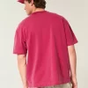 Boxy Heavyweight Washed Crew T-paita Boxy Heavyweight Washed Crew T-paita