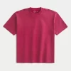 Boxy Heavyweight Washed Crew T-paita Boxy Heavyweight Washed Crew T-paita