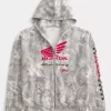 Boxy Honda Racing Graphic vetoketjullinen huppari