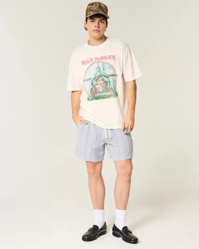 Boxy Iron Maiden Graphic T-paita Boxy Iron Maiden Graphic T-paita
