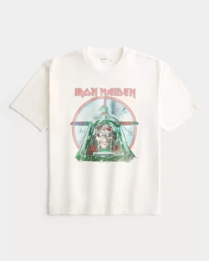 Boxy Iron Maiden Graphic T-paita Boxy Iron Maiden Graphic T-paita