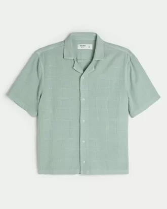 Boxy Linen-Blend lyhythihainen kuvioitu paita Boxy Linen-Blend lyhythihainen kuvioitu paita