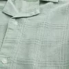 Boxy Linen-Blend lyhythihainen kuvioitu paita