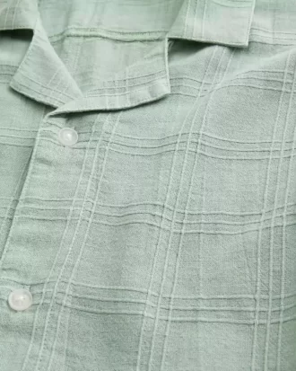 Boxy Linen-Blend lyhythihainen kuvioitu paita Boxy Linen-Blend lyhythihainen kuvioitu paita