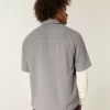 Boxy Linen-Blend lyhythihainen kuvioitu paita