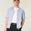 Boxy Linen-Blend lyhythihainen paita Boxy Linen-Blend lyhythihainen paita