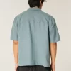Boxy Linen-Blend lyhythihainen paita Boxy Linen-Blend lyhythihainen paita