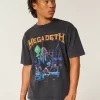 Boxy Megadeth Tour Graphic T-paita Boxy Megadeth Tour Graphic T-paita