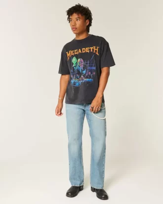 Boxy Megadeth Tour Graphic T-paita Boxy Megadeth Tour Graphic T-paita