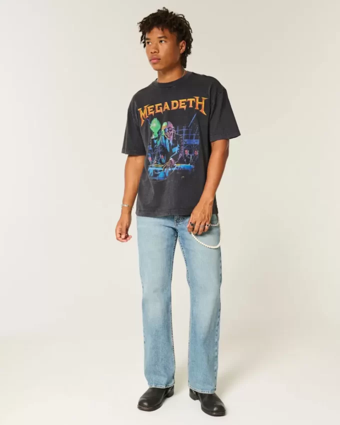 Boxy Megadeth Tour Graphic T-paita Boxy Megadeth Tour Graphic T-paita