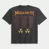Boxy Megadeth Tour Graphic T-paita Boxy Megadeth Tour Graphic T-paita