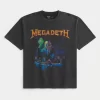 Boxy Megadeth Tour Graphic T-paita Boxy Megadeth Tour Graphic T-paita