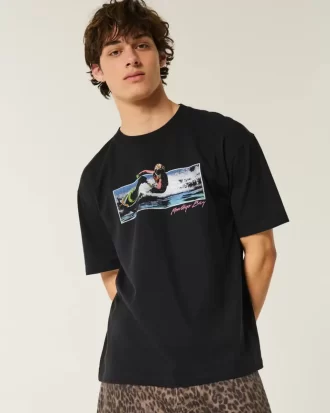 Boxy Montego Bay Graphic T-paita