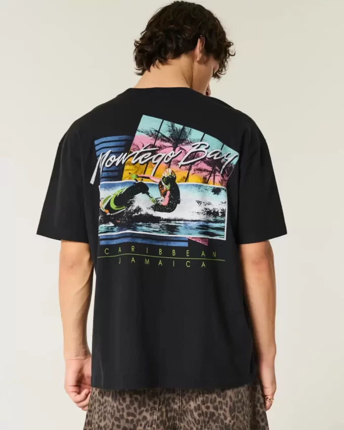Boxy Montego Bay Graphic T-paita Boxy Montego Bay Graphic T-paita