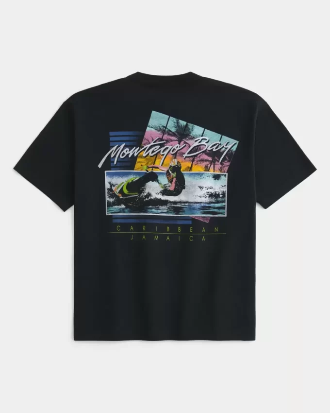 Boxy Montego Bay Graphic T-paita Boxy Montego Bay Graphic T-paita
