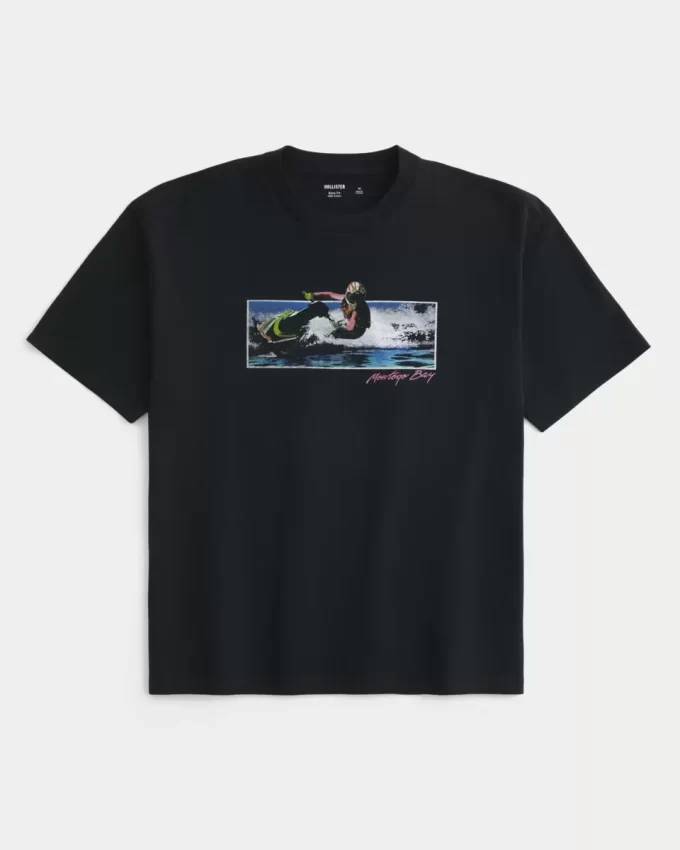 Boxy Montego Bay Graphic T-paita Boxy Montego Bay Graphic T-paita