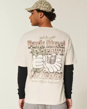Boxy Park Street Pawn Graphic T-paita