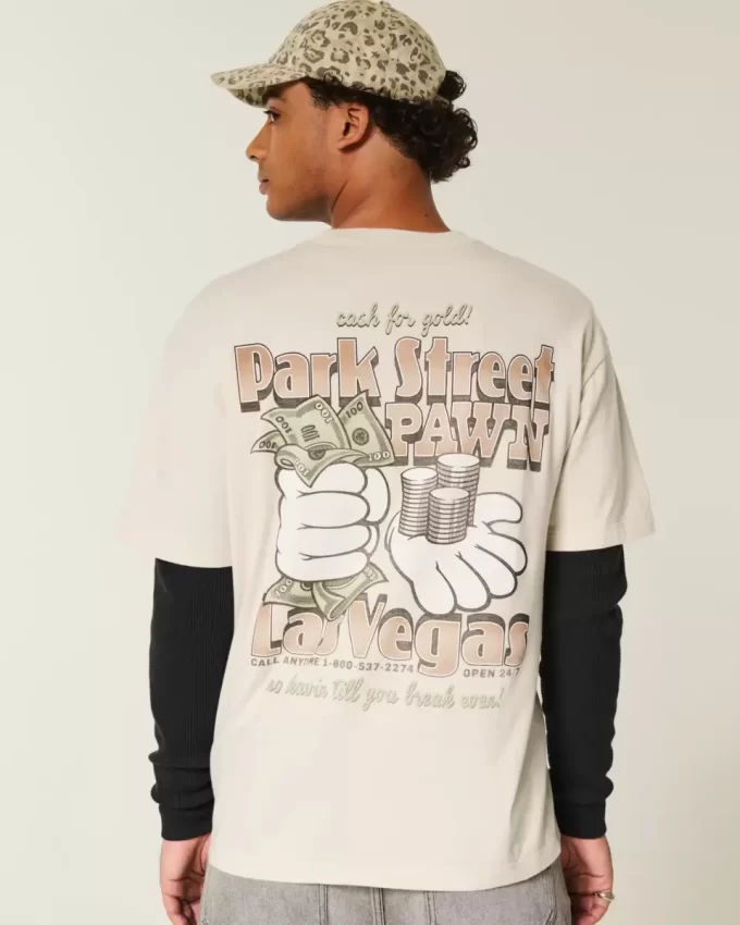 Boxy Park Street Pawn Graphic T-paita Boxy Park Street Pawn Graphic T-paita