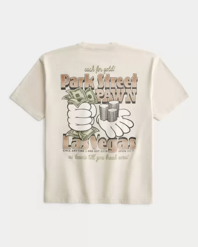 Boxy Park Street Pawn Graphic T-paita Boxy Park Street Pawn Graphic T-paita
