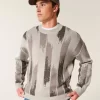 Boxy Pattern Crew pusero Boxy Pattern Crew pusero