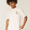 Boxy Real Madrid CF Graphic T-paita Boxy Real Madrid CF Graphic T-paita