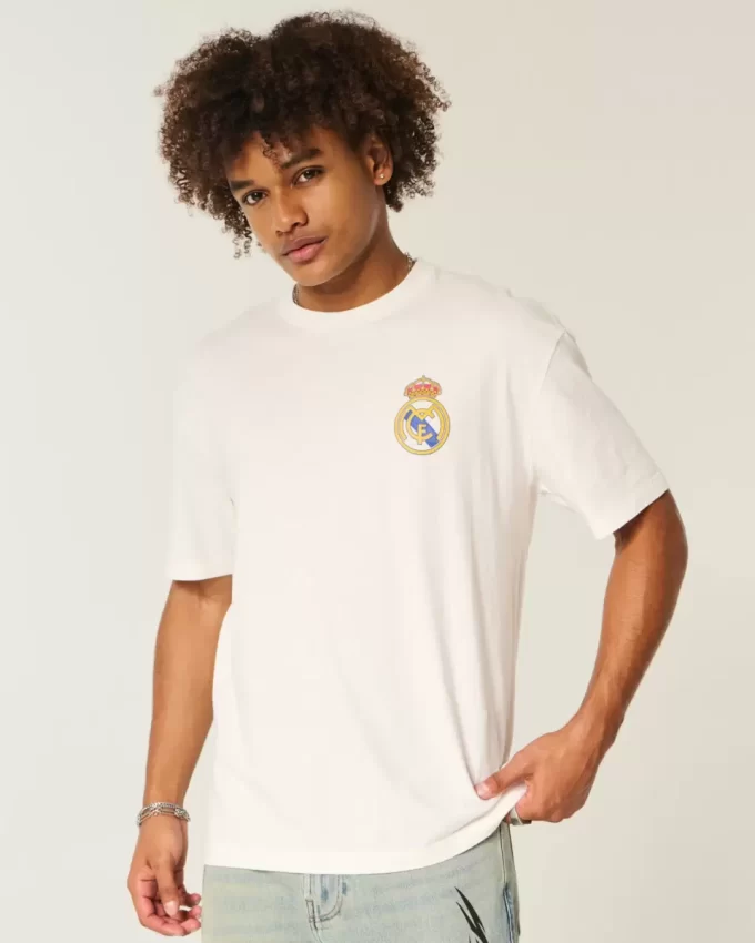 Boxy Real Madrid CF Graphic T-paita Boxy Real Madrid CF Graphic T-paita