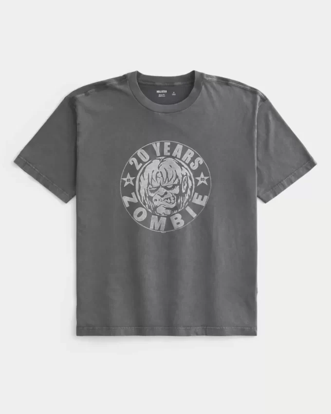 Boxy Rob Zombie Graphic T-paita Boxy Rob Zombie Graphic T-paita