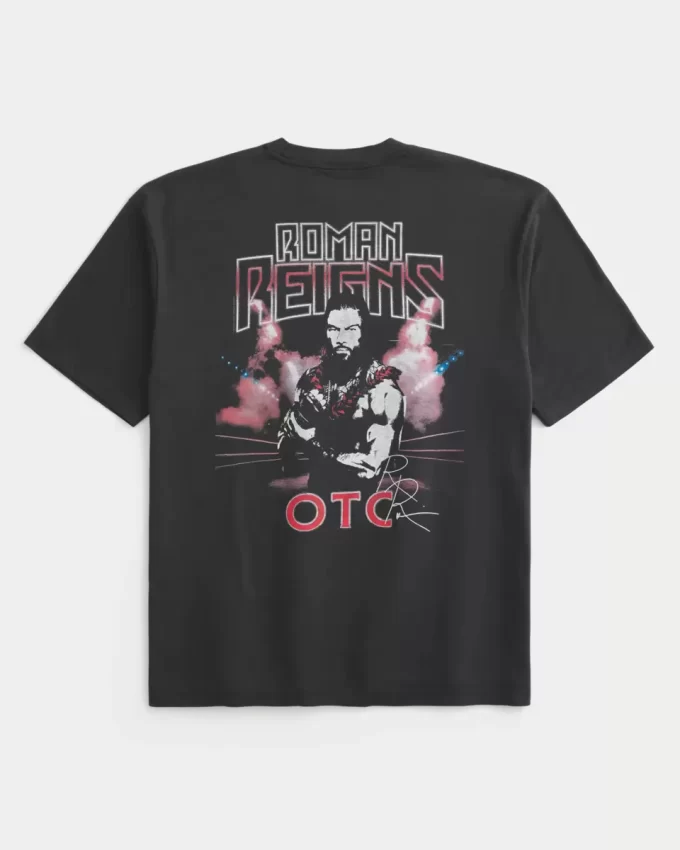 Boxy Roman Reigns The Only One Graphic T-paita Boxy Roman Reigns The Only One Graphic T-paita