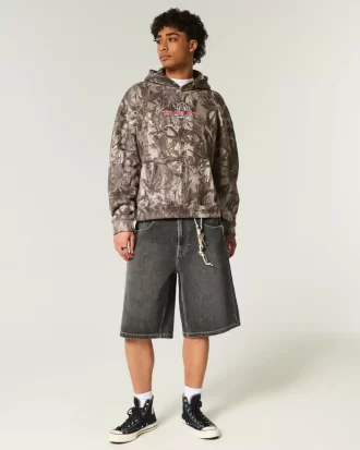 Boxy Shelby Graphic Camo -huppari