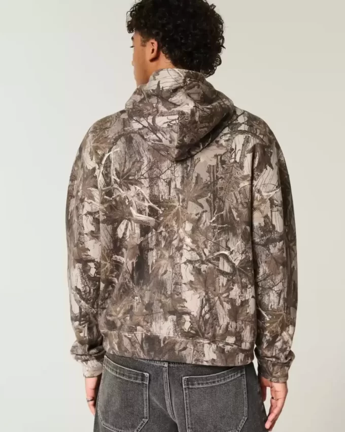 Boxy Shelby Graphic Camo -huppari