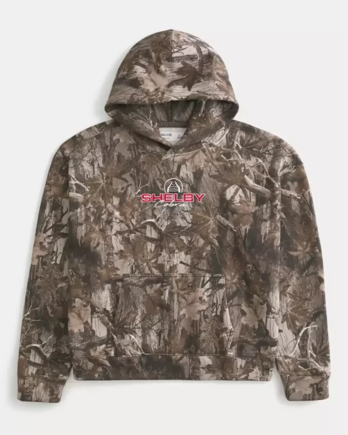 Boxy Shelby Graphic Camo -huppari