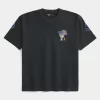 Boxy Snoopy USA Graphic T-paita