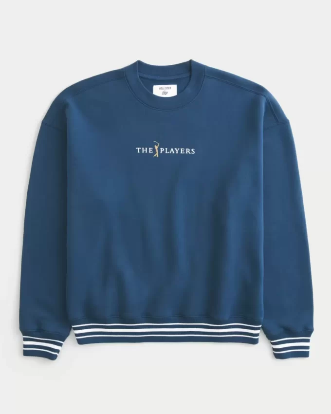 Boxy The Players Golf Graphic Crew -huppari Boxy The Players Golf Graphic Crew -huppari
