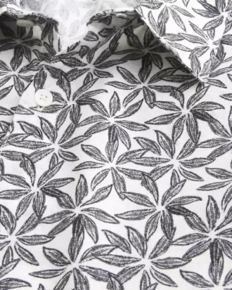 Boxy Tropical Pattern pellavasekoituspaita Boxy Tropical Pattern pellavasekoituspaita